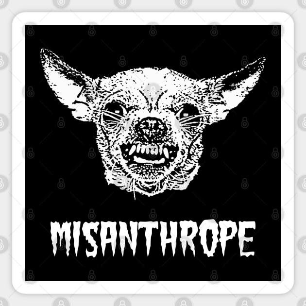 Misanthrope Sticker by childofthecorn